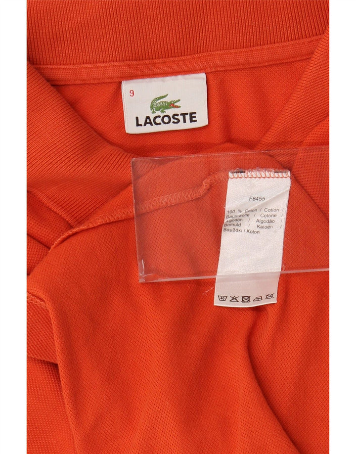 LACOSTE Poloskjorte til mænd str. 9 4XL Orange Bomuld