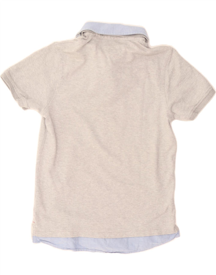 TOMMY HILFIGER Mens Slim Fit Polo Shirt Medium Grey Cotton Vintage Tommy Hilfiger and Second-Hand Tommy Hilfiger from Messina Hembry 
