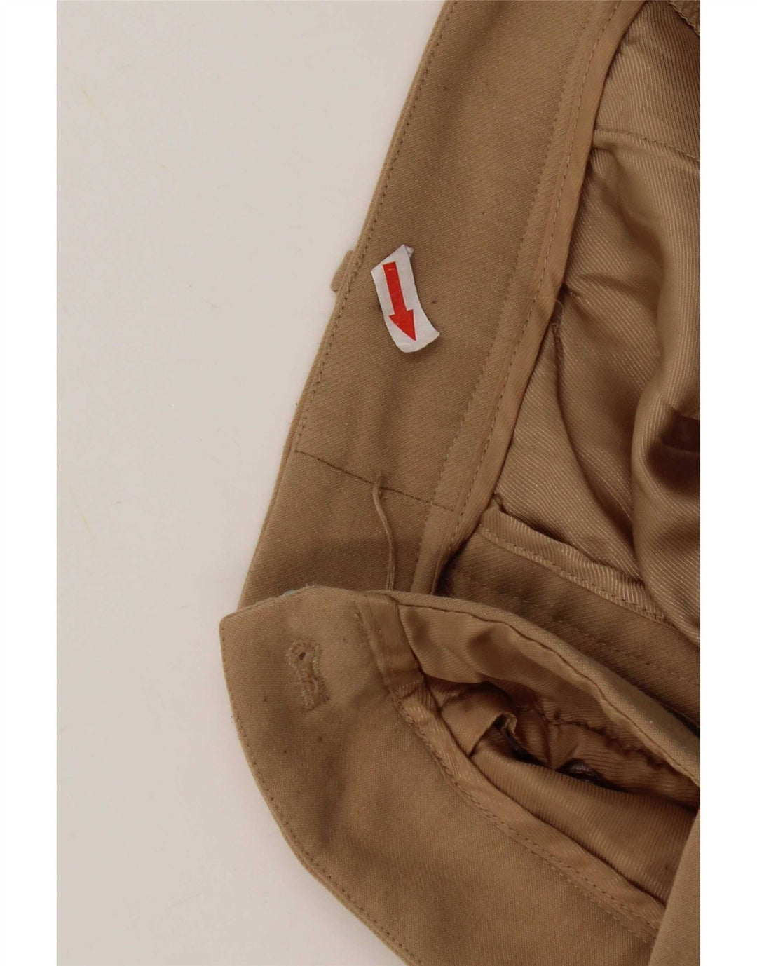 Zara Dame Pegged Suit Bukser Medium W28 L31 Beige Polyester