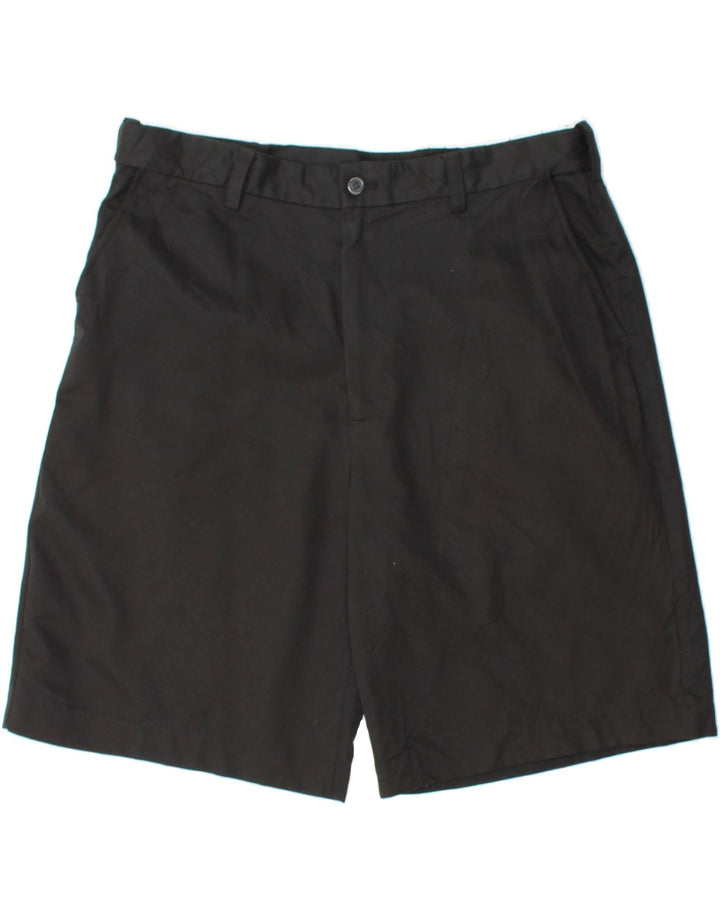 IZOD Mens Golf Chino Shorts W36 Large Black Polyester Vintage Izod and Second-Hand Izod from Messina Hembry 