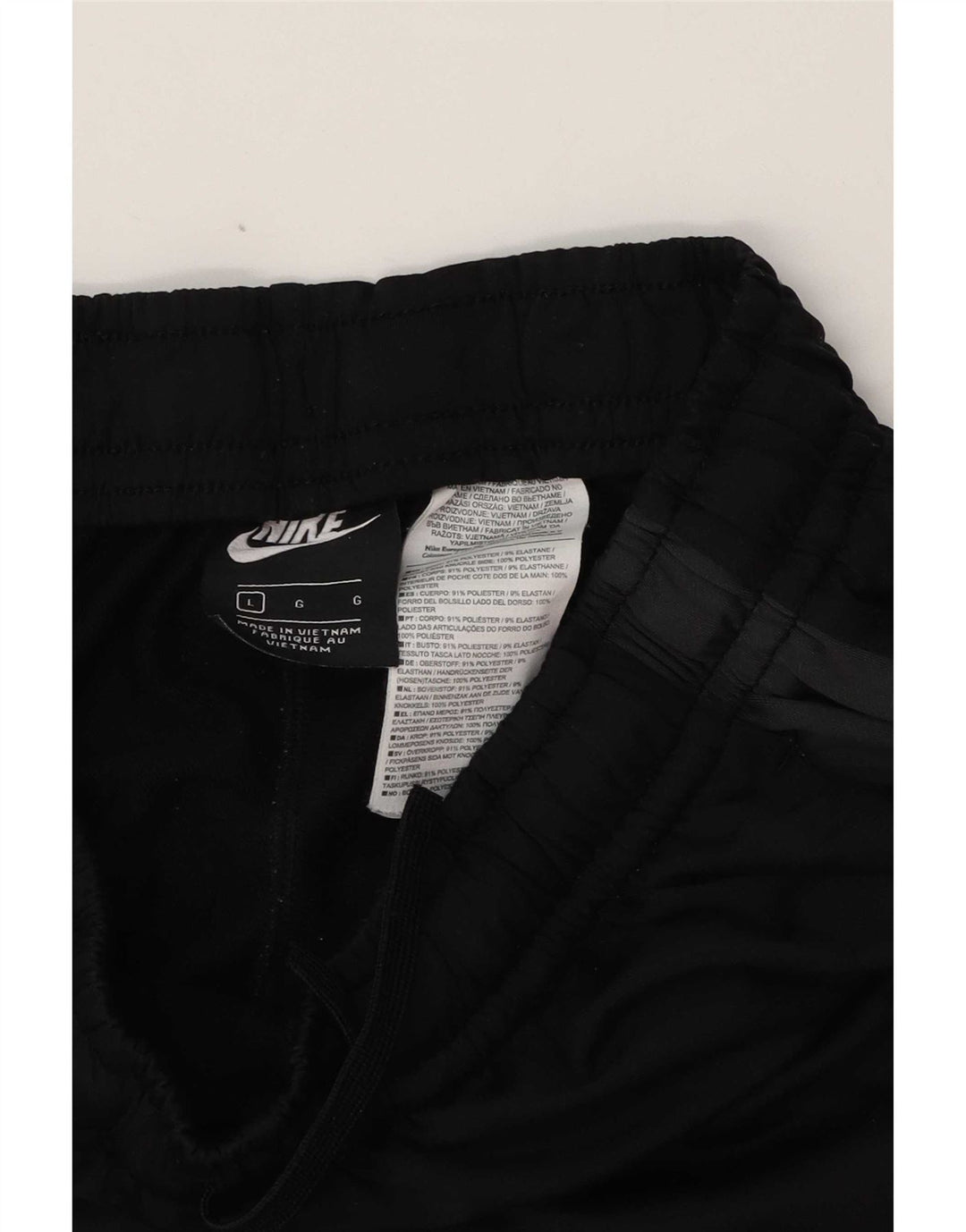 Nike Træningsdragt bukser til mænd Joggers Large Sort Colourblock Polyester