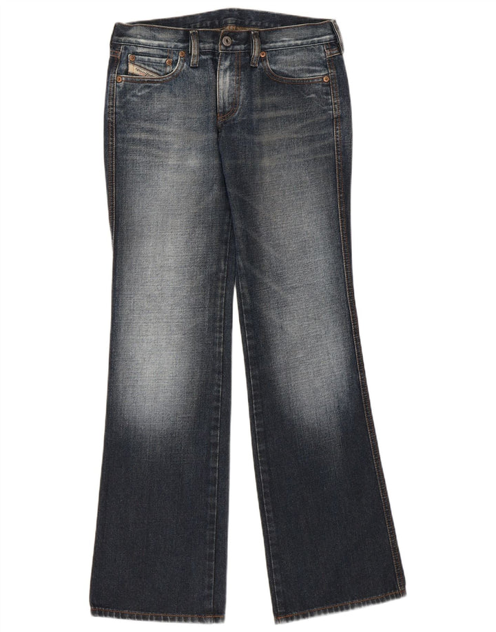 DIESEL Dame Bootcut Jeans W28 L31 Marineblå Bomuld