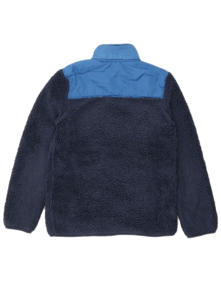 MOUNTAIN WAREHOUSE Fleecejakke til drenge 12-13 år Navy Blue Colourblock