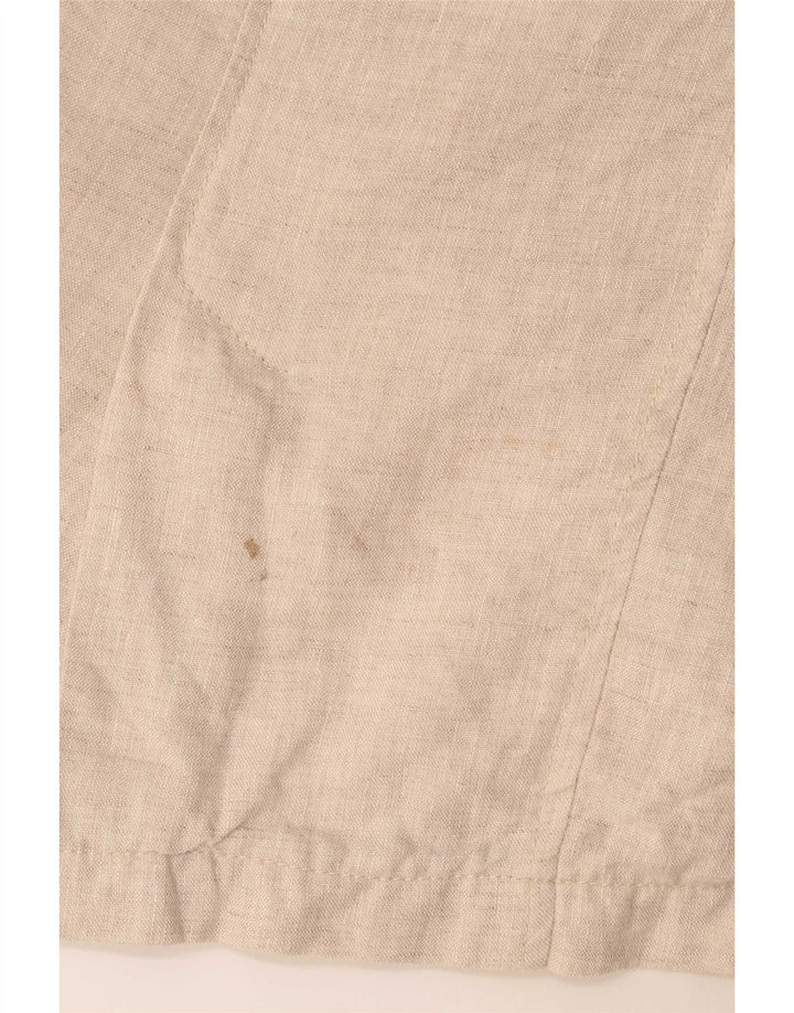 Zara Herre 2-knaps blazerjakke EU 46 Small Beige
