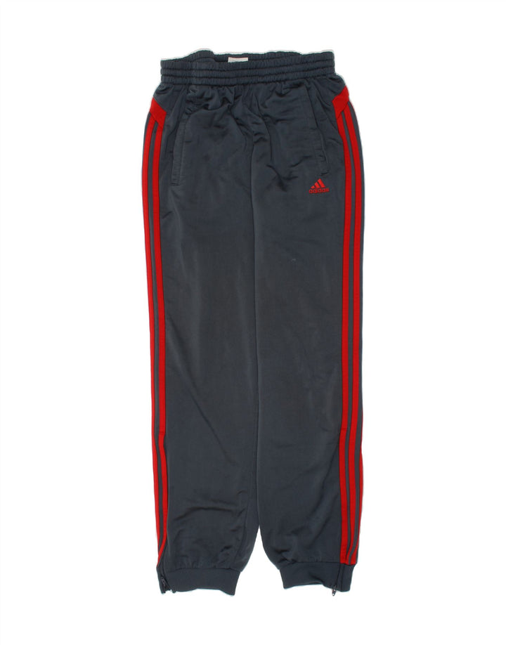 ADIDAS Boys Tracksuit Trousers Joggers 13-14 Years  Grey Polyester Vintage Adidas and Second-Hand Adidas from Messina Hembry 