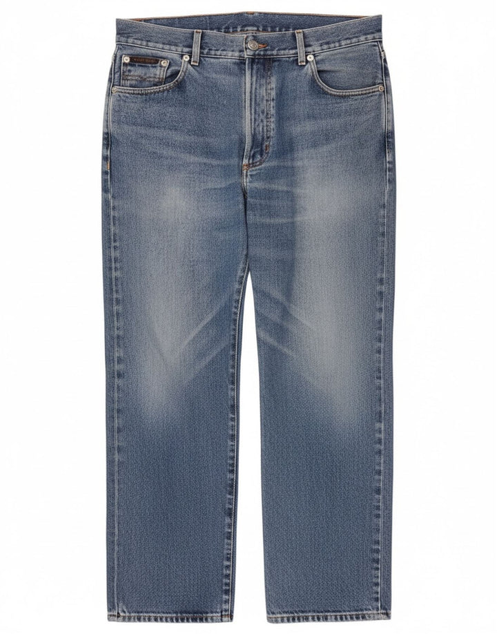 Gant Herre Regular Straight Jeans W34 L27 Blå Bomuld