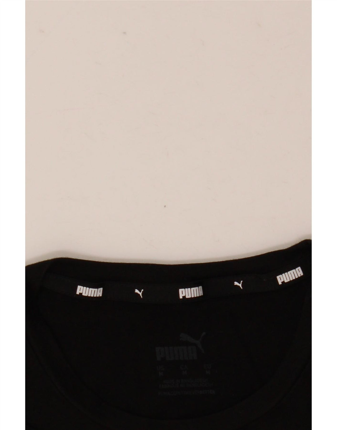 Puma Grafisk T-Shirt Top UK 14 Medium Sort