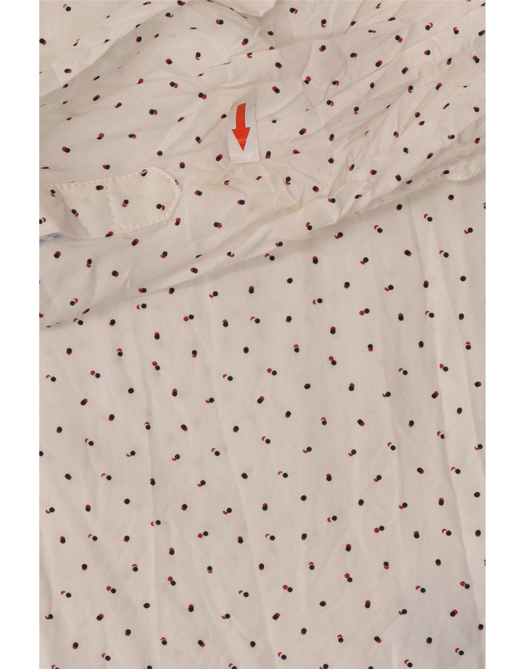 Tommy Hilfiger Dameskjorte UK 16 Large White Spotted Lyocell
