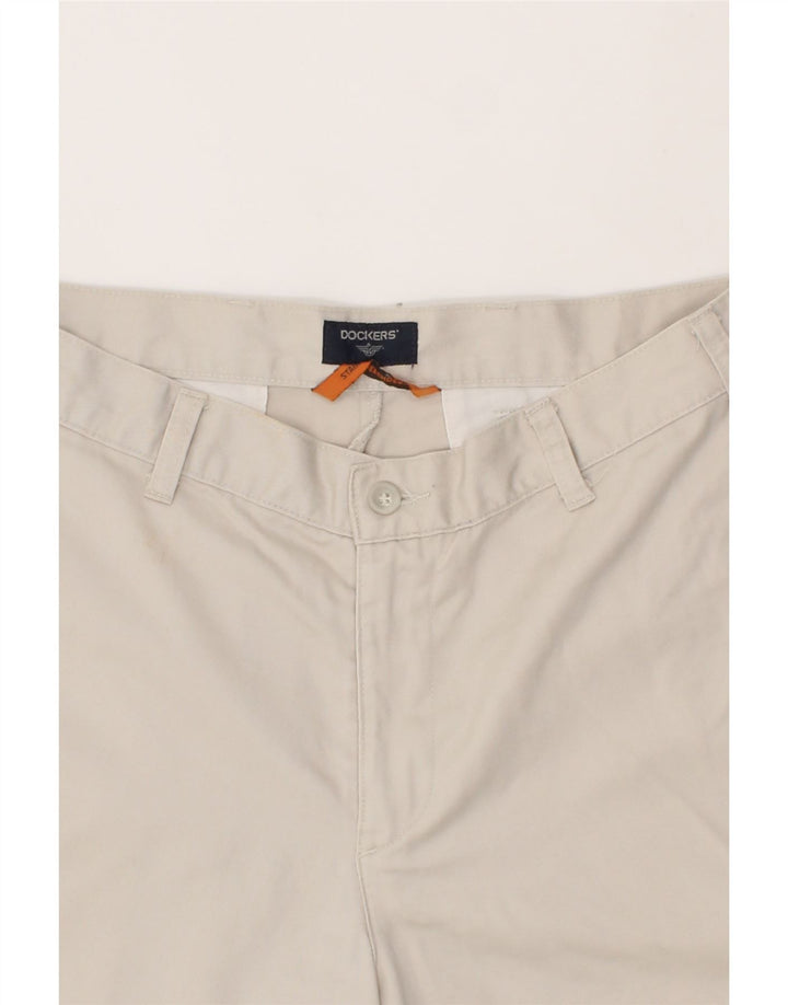 DOCKERS Mens Chino Shorts W30 Medium White Vintage Dockers and Second-Hand Dockers from Messina Hembry 