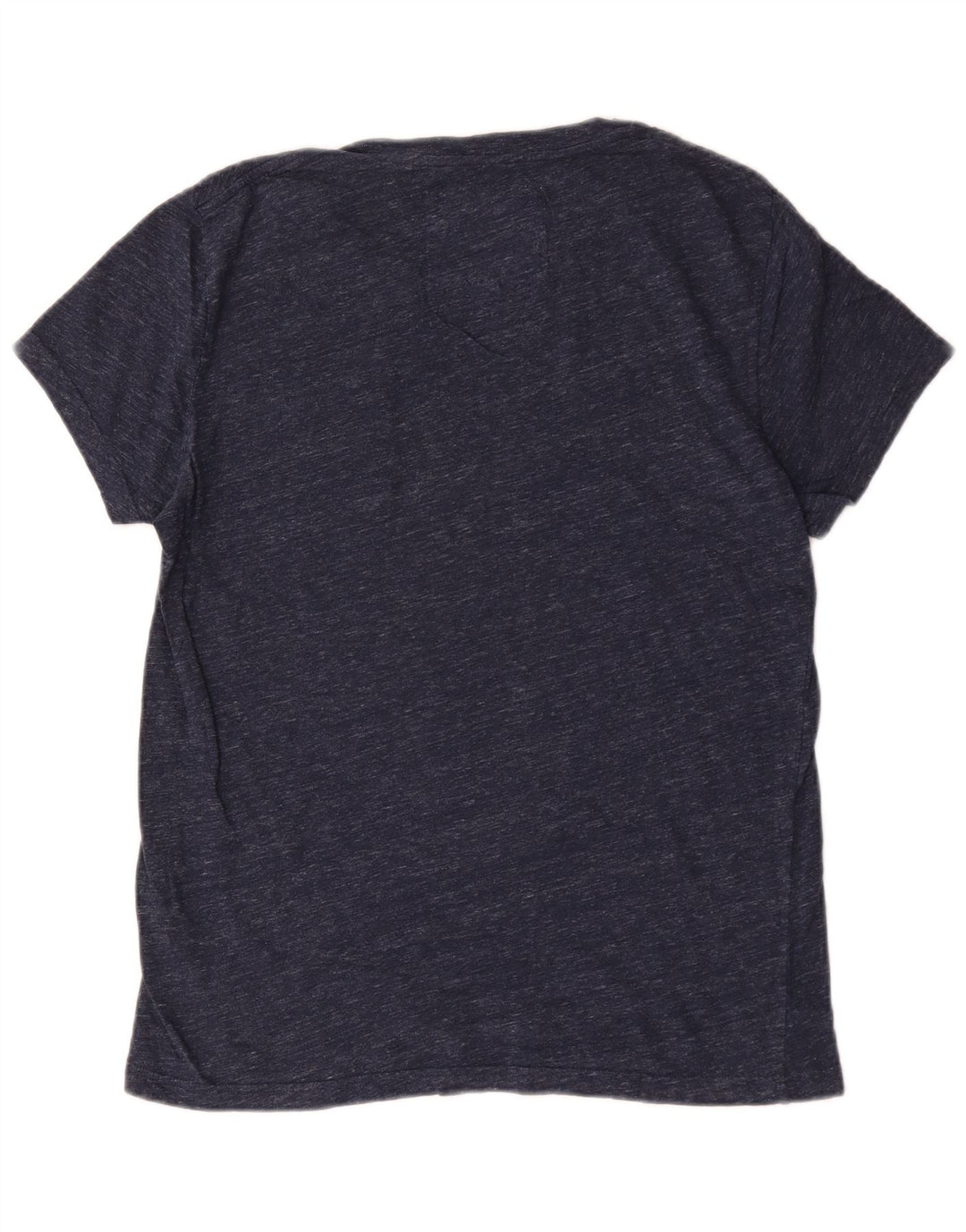 Jack Wills Herre T-shirt Top Medium Marineblå Flecked Bomuld
