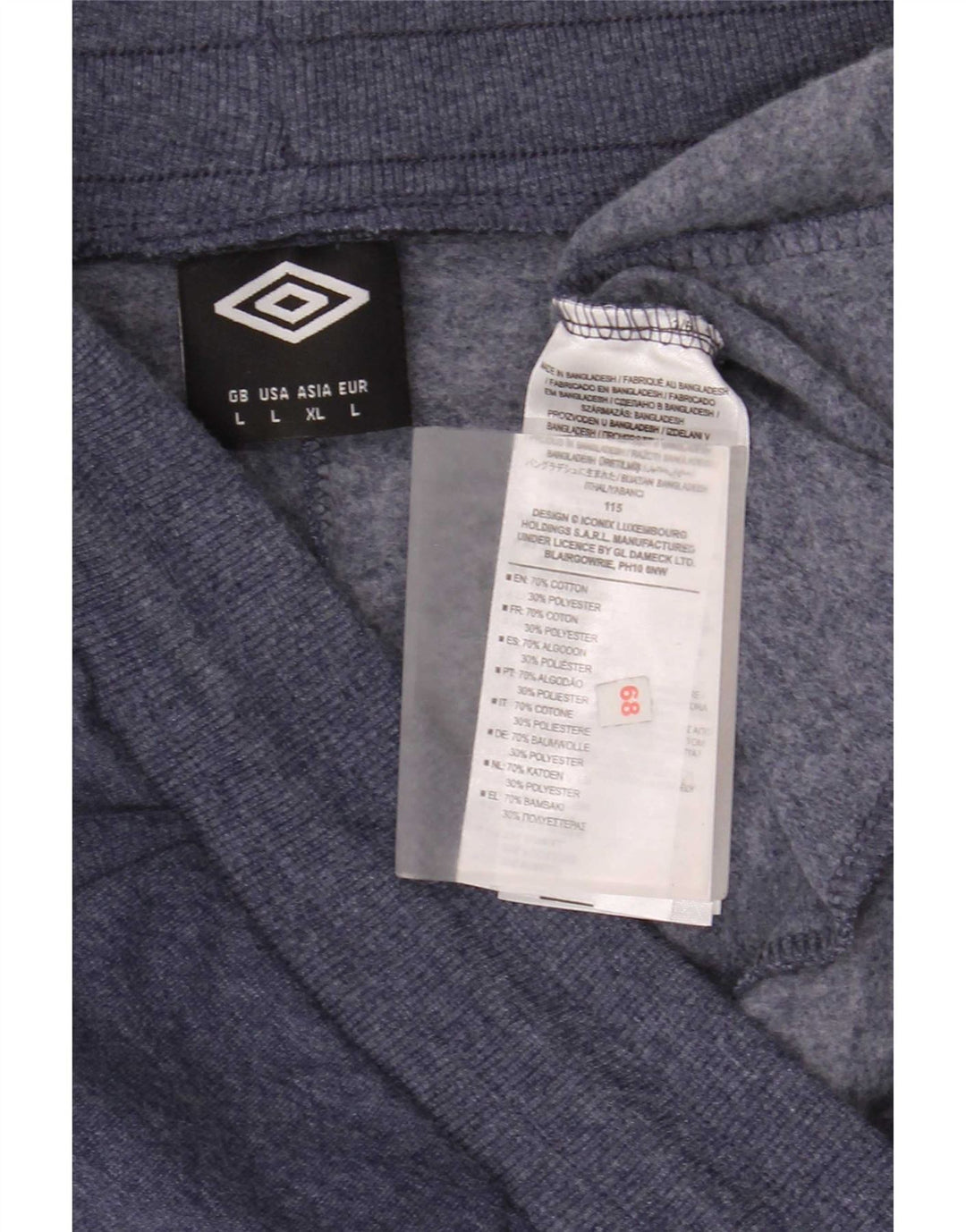 Umbro Herre træningsdragt Bukser Joggers Stor Blå Bomuld