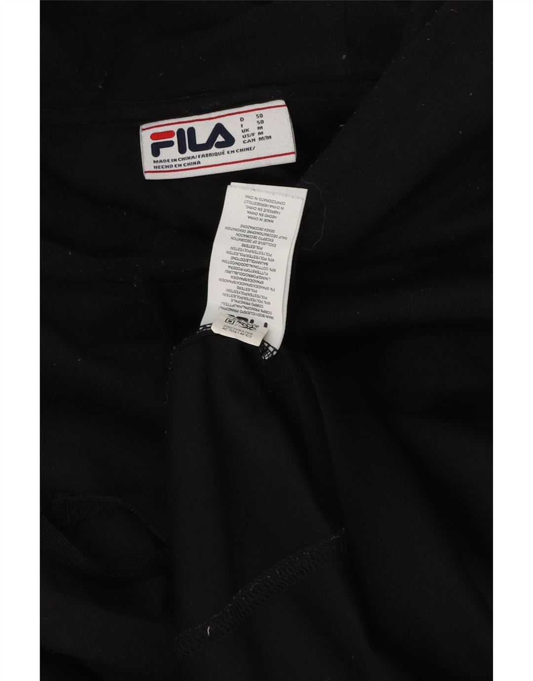 Fila Herre hættetrøje Jumper Medium Sort Polyester