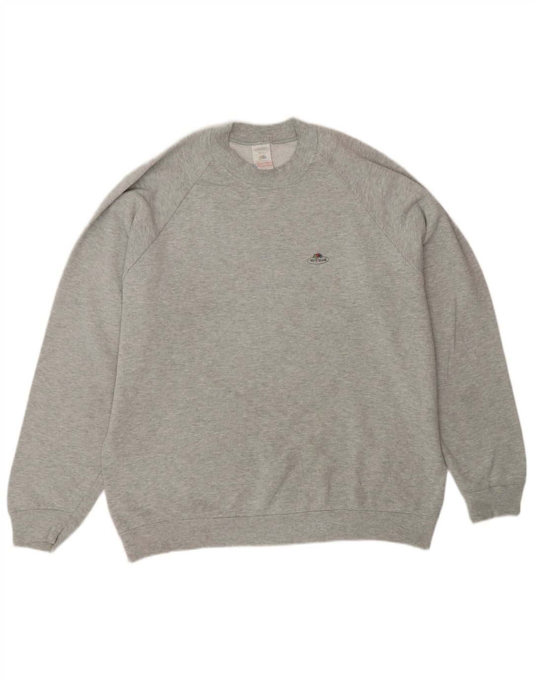 Vintage herre sweatshirt jumper XL grå bomuld