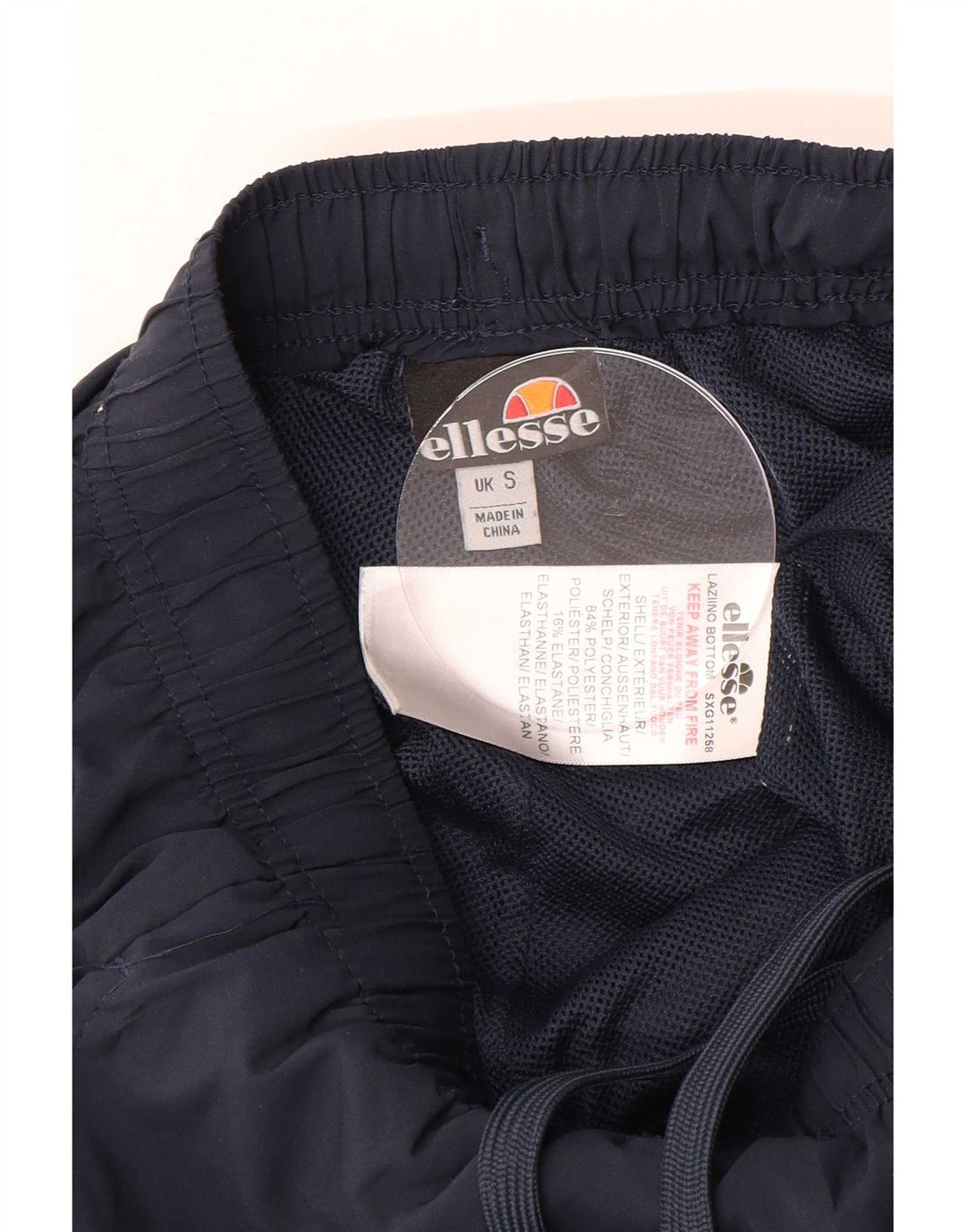 Ellesse Herre træningsdragt Bukser Joggers Small Navy Blue Polyester