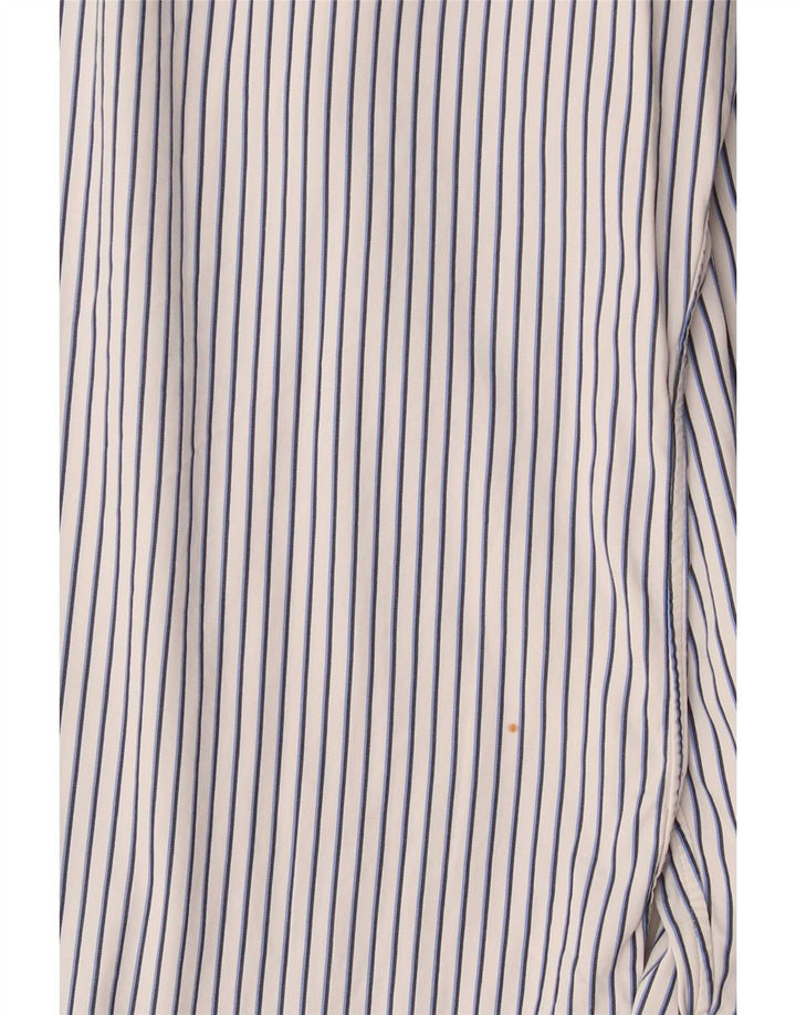 Ralph Lauren Herre Classic Fit skjorte størrelse 15 1/2 Medium White Pinstripe