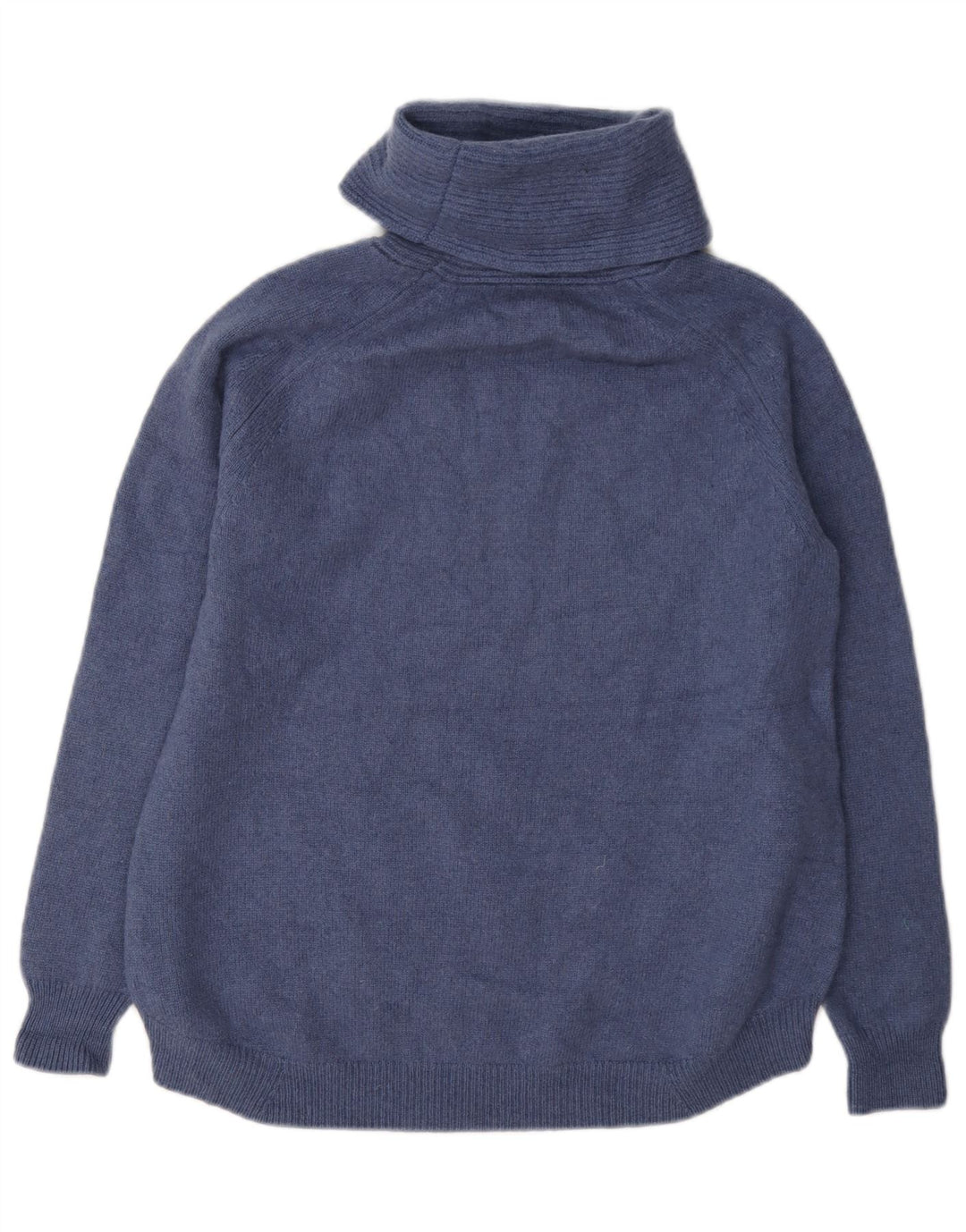 Massimo Dutti Dame Rullehals Sweater UK 10 Lille Blå