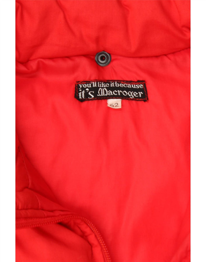 Vintage Skijakke til mænd IT 52 XL Rød