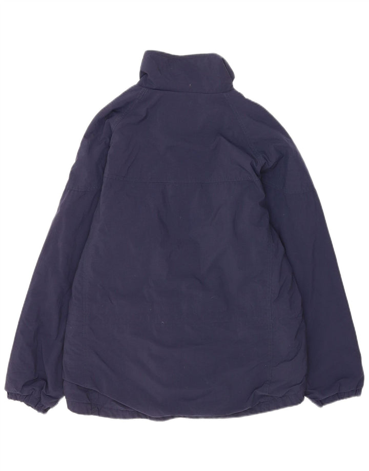 Columbia Dame Oversized Windbreaker Jacket UK 14 Medium Navy Blue