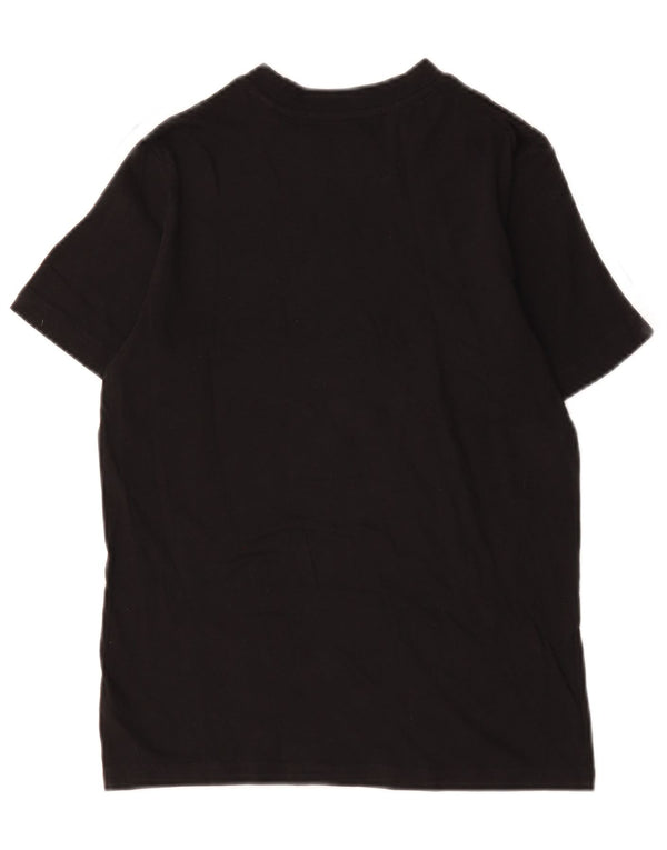 Adidas Boys T-Shirt Top 11-12 år Sort Bomuld