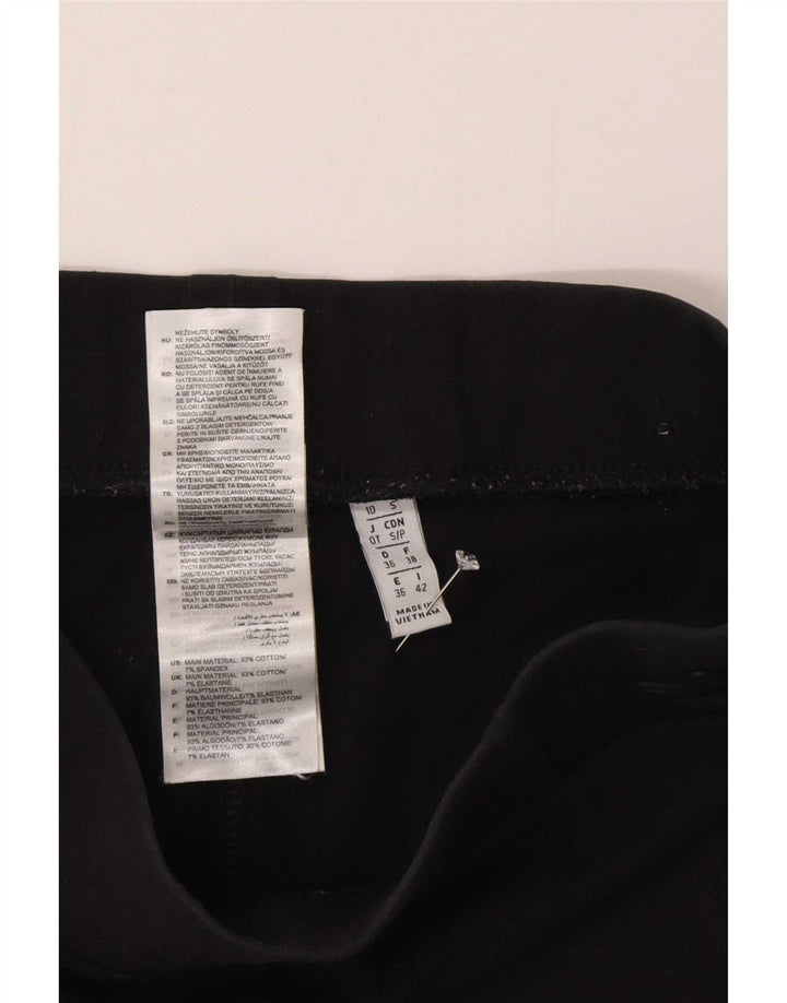 Adidas Dame Leggings UK 10 Small Black Bomuld