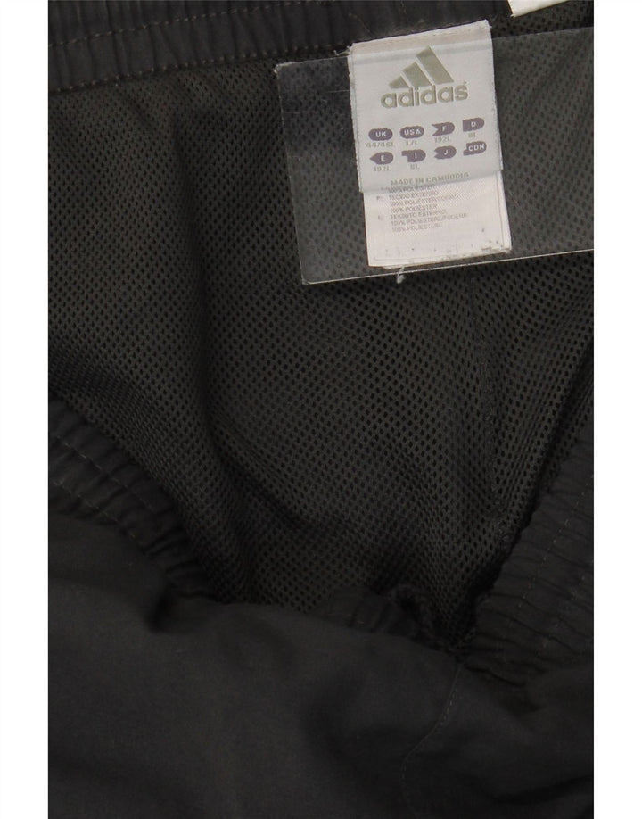 ADIDAS Træningsdragtsbukser til mænd UK 44/46 Large Grå Polyester