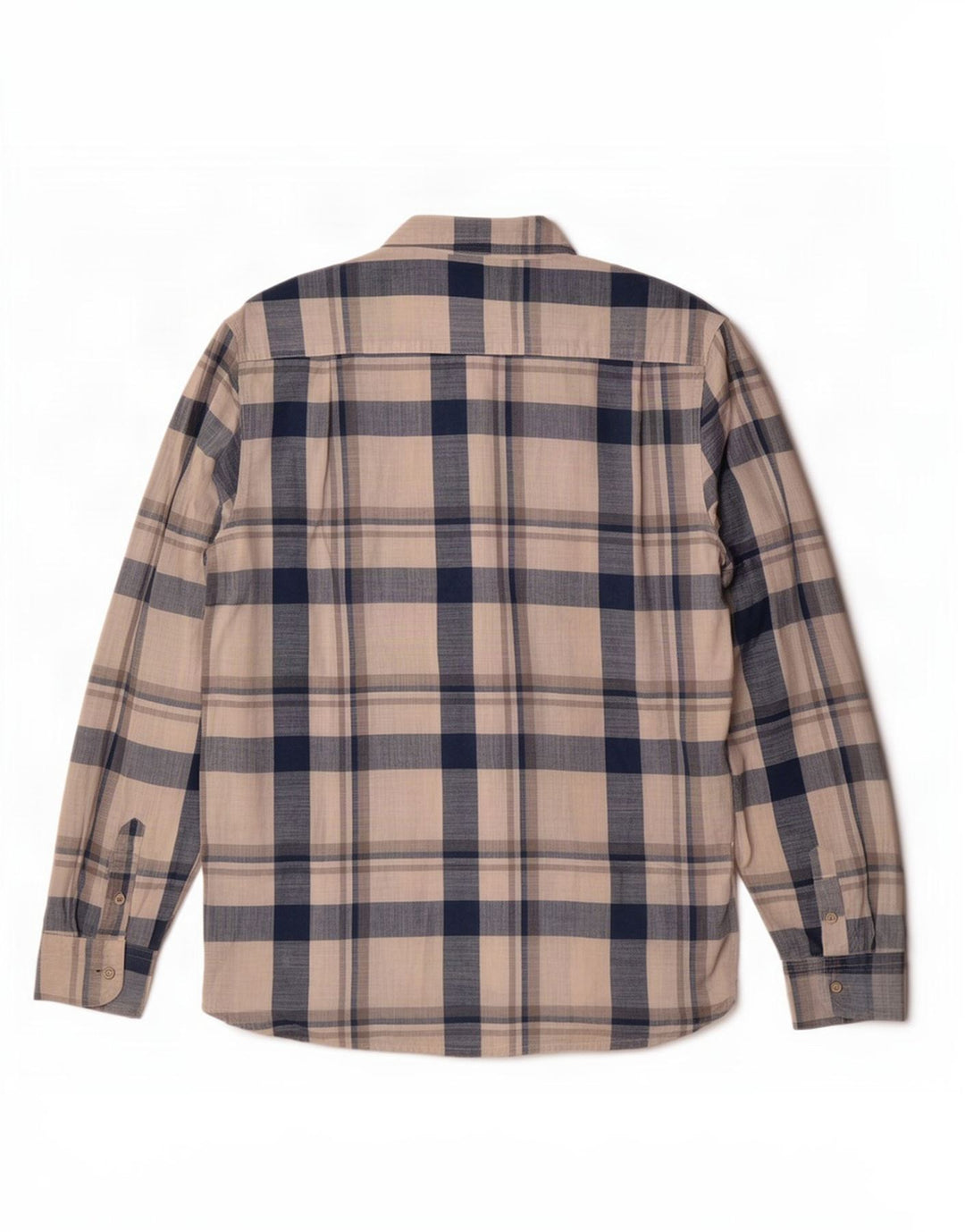 Wrangler herreskjorte stor beige ternet bomuld