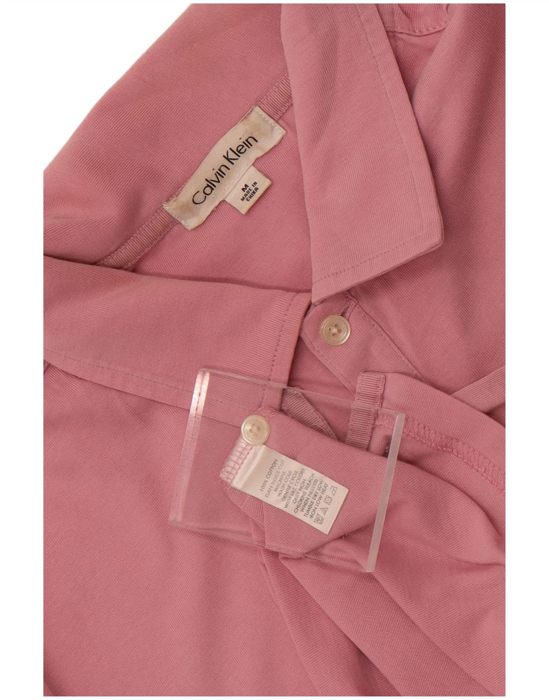 Calvin Klein Herre poloshirt Medium Pink Bomuld