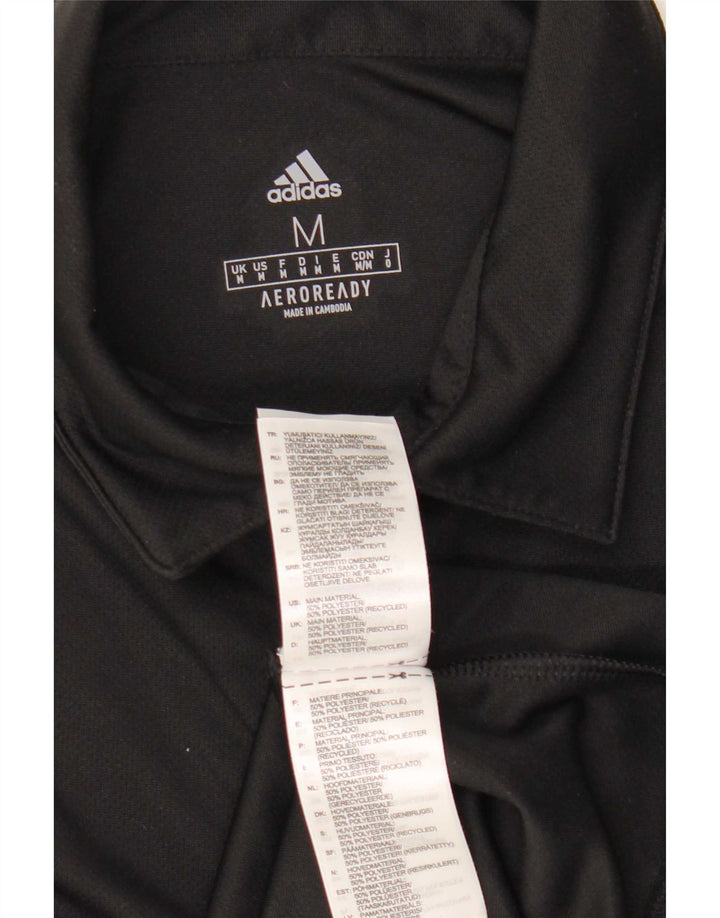 Adidas Aeroready Polo Shirt Medium Sort Polyester til mænd