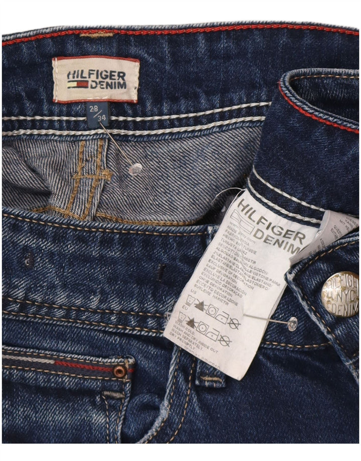 Tommy Hilfiger Dame Bootcut Jeans W28 L30 Blå Bomuld