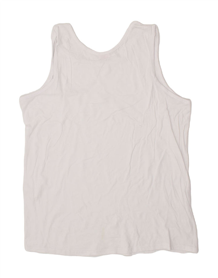 KAPPA Womens Vest Top UK 20 2XL White Vintage Kappa and Second-Hand Kappa from Messina Hembry 