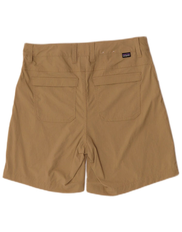Patagonia Dame Casual Shorts US 6 Medium W29 Beige Nylon
