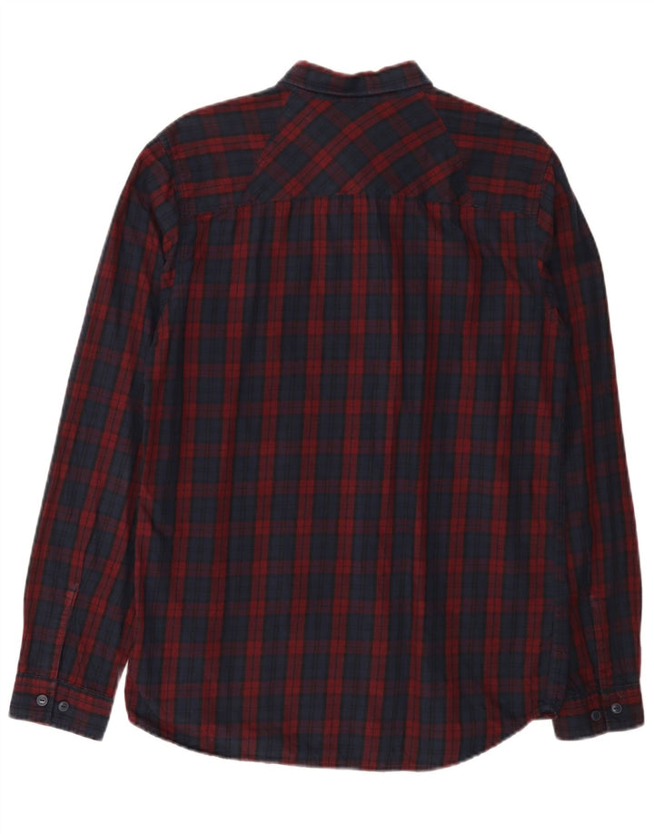 Jack & Jones Herre flannelskjorte Medium marineblå ternet bomuld