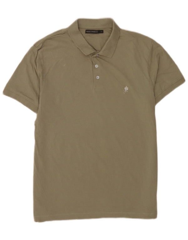 French Connection Herre poloshirt Stor Khaki Bomuld