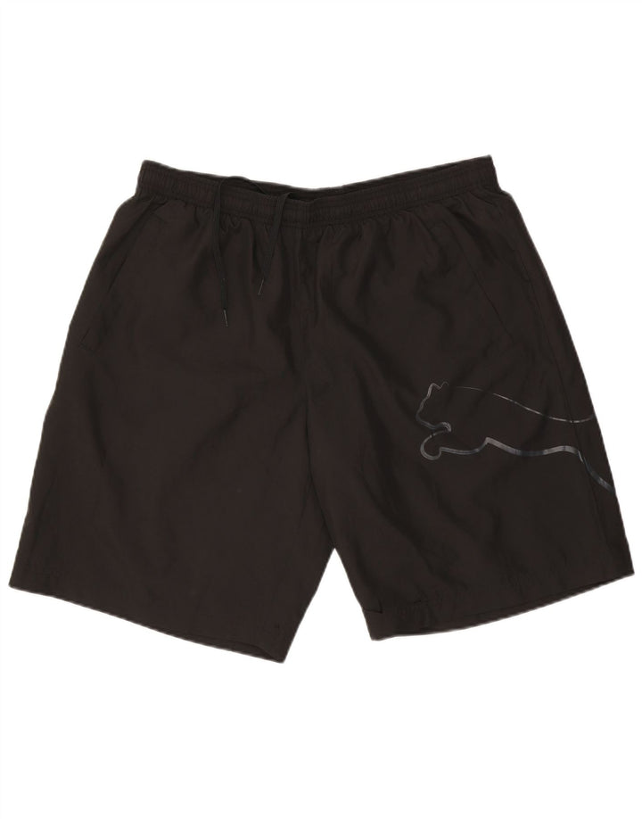 Puma Herre grafiske sportsshorts XL Sort