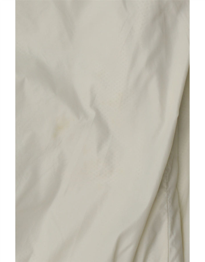 EASTPAK Womens Hooded Rain Jacket UK 10 Small White Polyester Vintage Eastpak and Second-Hand Eastpak from Messina Hembry 