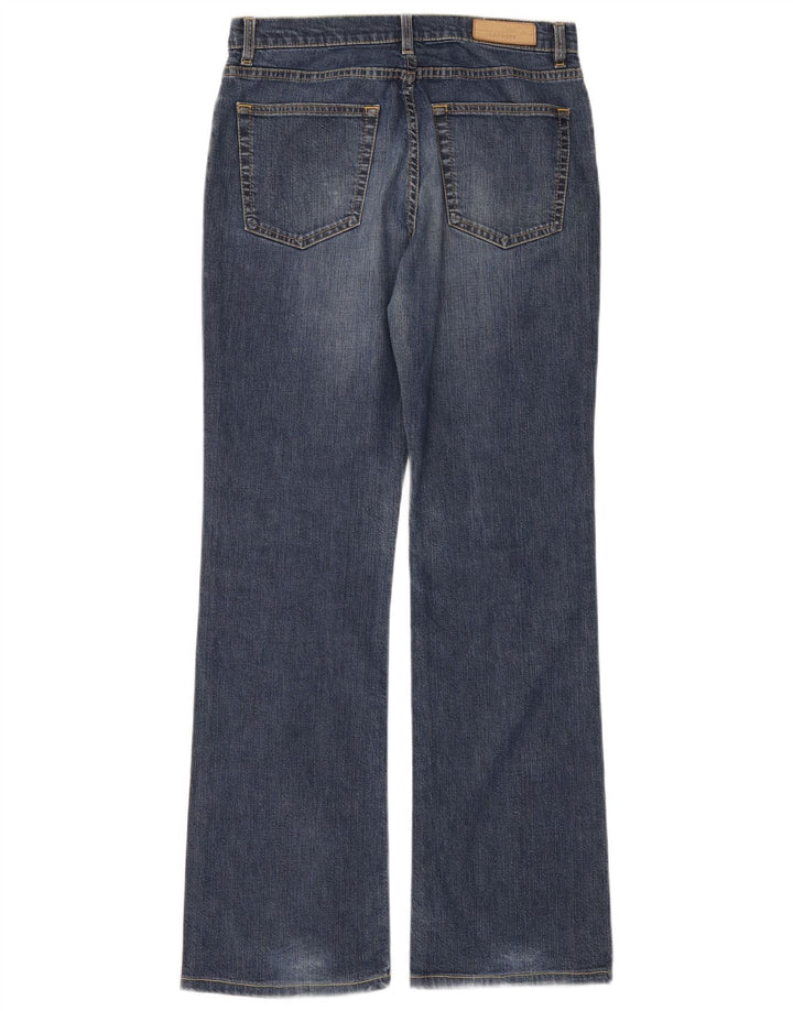 Lacoste Dame Bootcut Jeans Størrelse 40 Medium W27 L31 Blå Bomuld