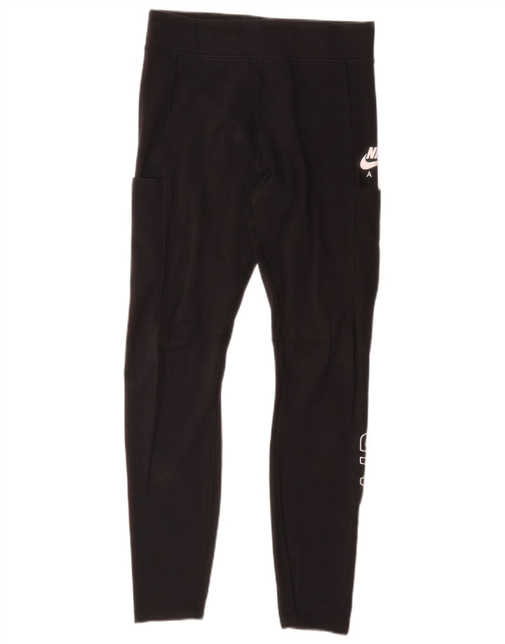 Nike Womens Graphic Leggings UK 12 Medium Sort
