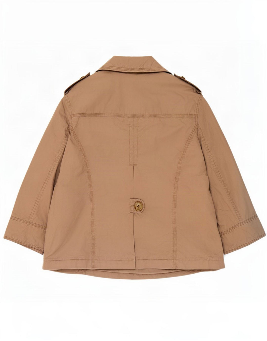 Marks & Spencer Dame Dobbeltradet Military Jacket UK 12 Medium Beige