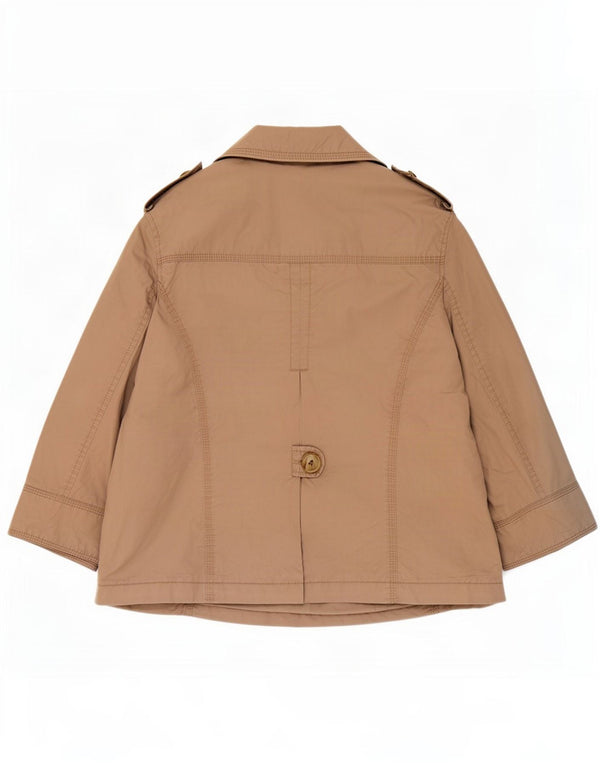Marks & Spencer Dame Dobbeltradet Military Jacket UK 12 Medium Beige