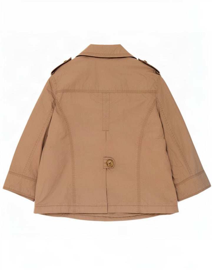 Marks & Spencer Dame Dobbeltradet Military Jacket UK 12 Medium Beige