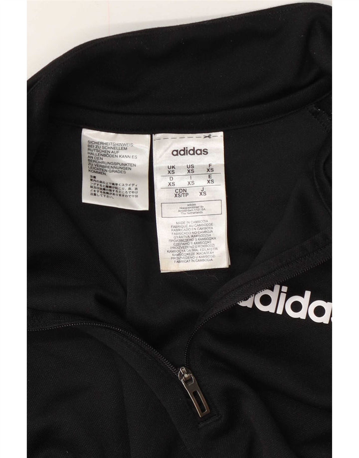 Adidas Herre Aeroready Zip Neck Pullover Træningsdragt Top XS Sort Polyester