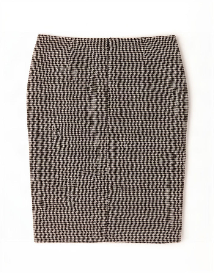 Marks & Spencer Pencil Nederdel til kvinder UK 16 Large W34 Black Houndstooth