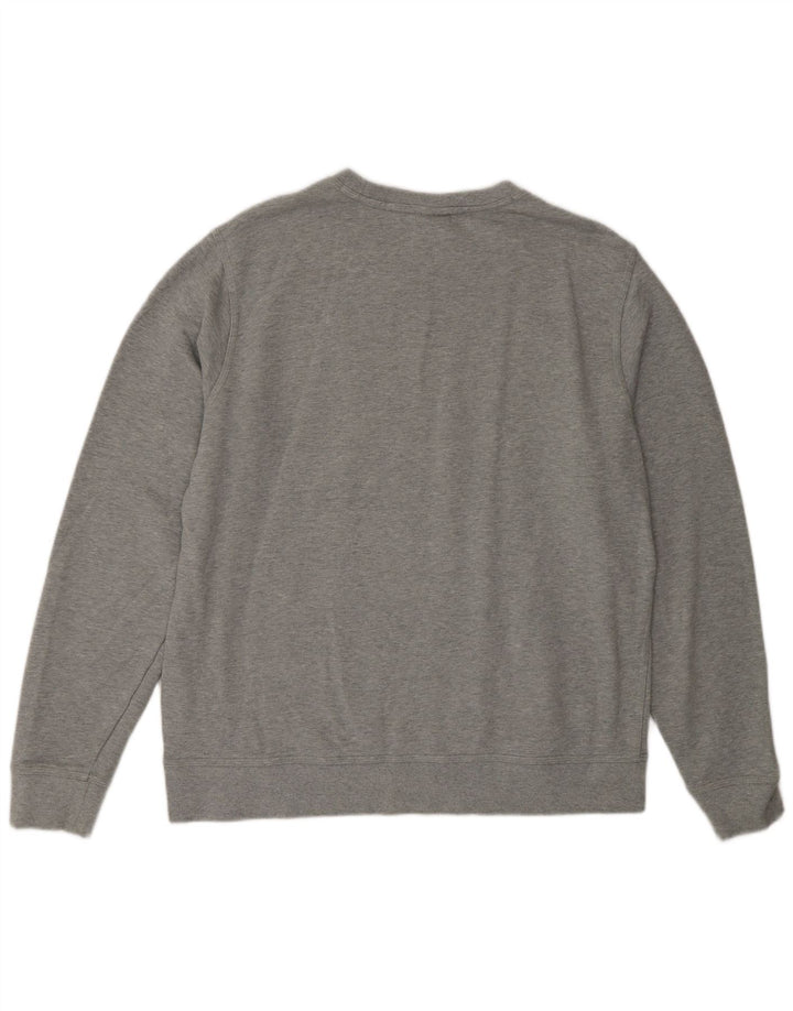 Nike Sweatshirt Jumper til mænd XL Grå Flecked Bomuld