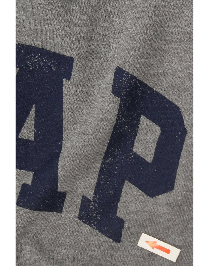 Gap Herre Grafisk Sweatshirt Jumper Medium Grå