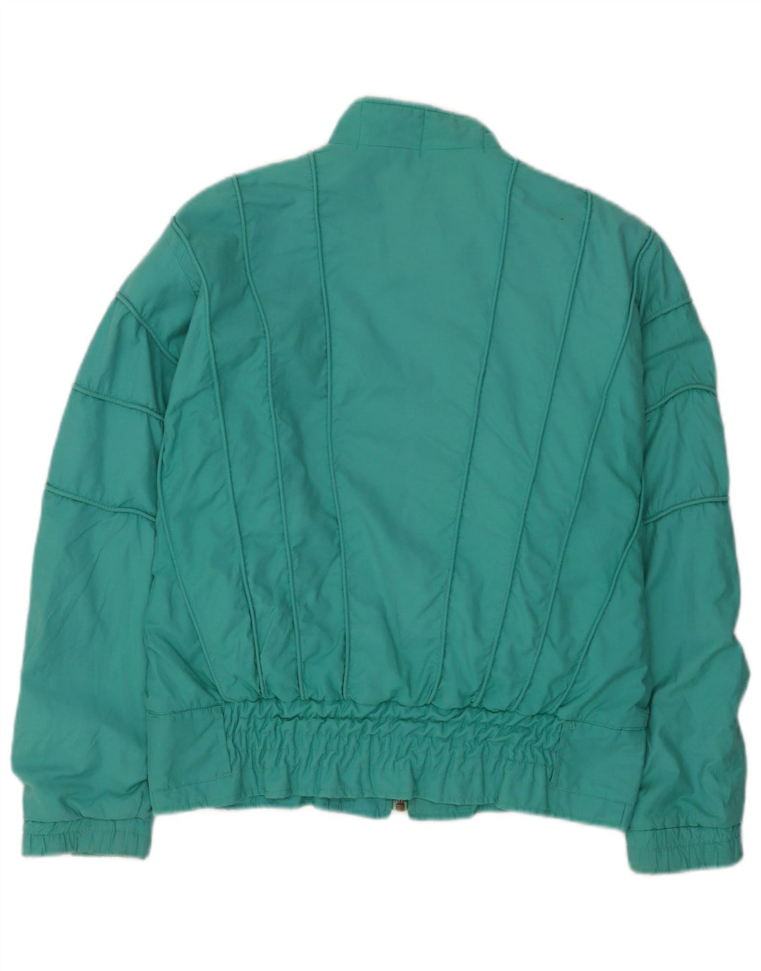 Gigi Rizzi Dame Bomber Jacket IT 44 Medium Turkis Bomuld