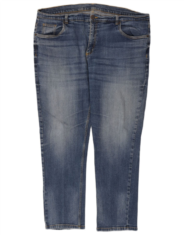 Farah Herre Slim Jeans W40 L30 Blå Bomuld