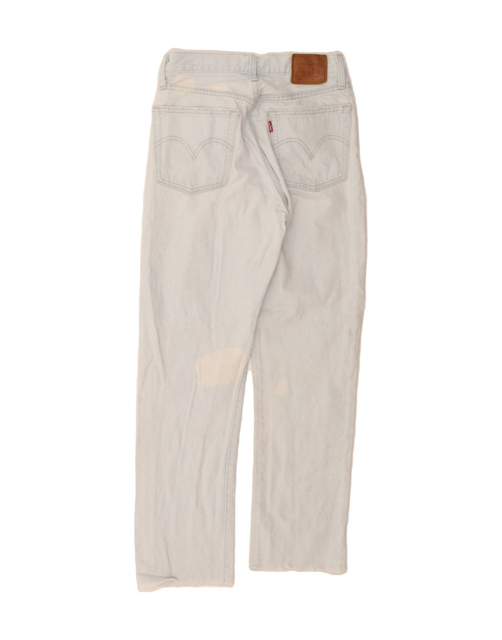 LEVI'S Womens 501 Straight Jeans W26 L28  Blue Cotton Vintage Levi's and Second-Hand Levi's from Messina Hembry 