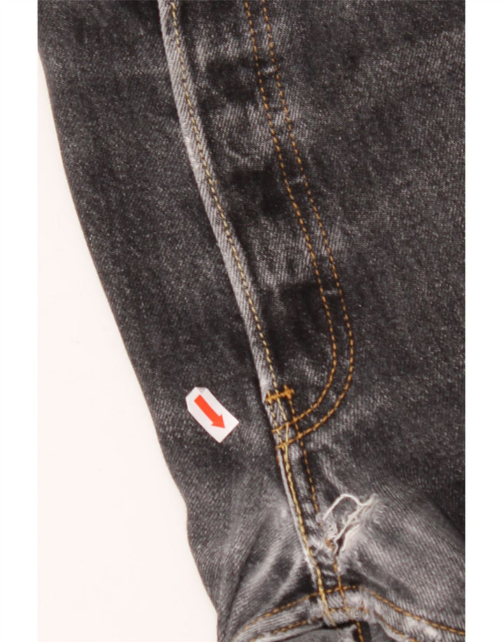 LEVI'S Herre 501 Straight Jeans W32 L32 Sort Bomuld