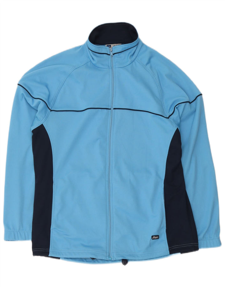Asics Træningsdragt til mænd Topjakke Medium Blue Colourblock Polyester