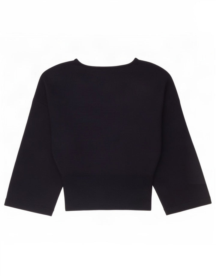 Gap Dame Bluse Top UK 12 Medium Navy Blue Viscose